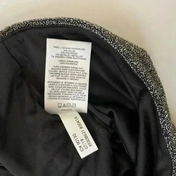 Express NWT Sparkly Silver Metallic Pencil Skirt - Size XS - Picture 5 of 5